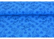 Jersey - Dinosaurier Dinos und Sterne blau